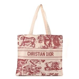 CHRISTIAN DIOR 
Straw Dioriviera Tote Red. Novelty bag/VIp Gift with purchase.